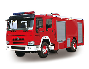山推AP60壓縮空氣泡沫消防車高清圖 - 外觀