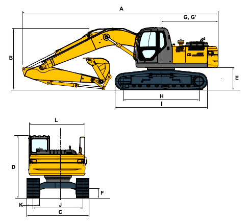 神钢sk250-8(进口机型)挖掘机参数