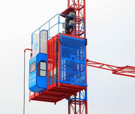 广西建工SC200/200双输出变频施工升降机高清图 - 外观