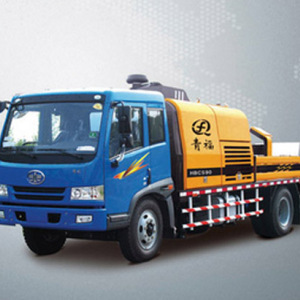 青福HBCS80车载式混凝土输送泵高清图 - 外观