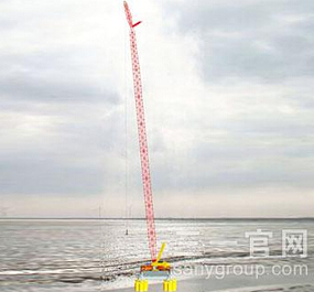 三一重工SYTQ100兩棲起重機兩棲施工裝備高清圖 - 外觀