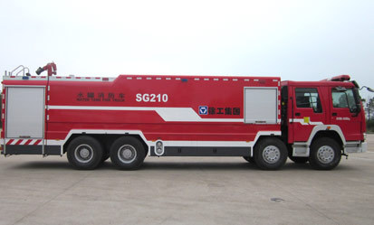 徐工SG210水罐消防車高清圖 - 外觀