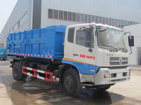 楚飞东风天锦(7吨）自卸式垃圾车高清图 - 外观