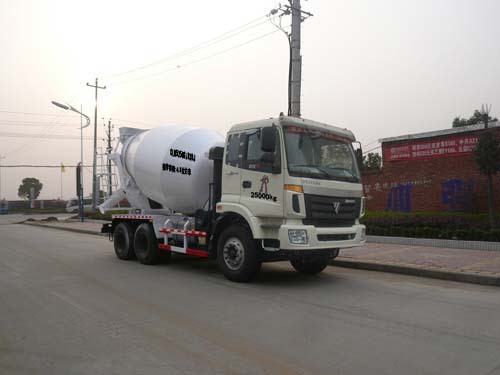 楚飛福田歐曼后雙橋（5立方）-CLQ5250GJB3BJ混凝土攪拌運(yùn)輸車(chē)