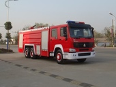 楚飛 重汽后雙橋泡沫消防車 