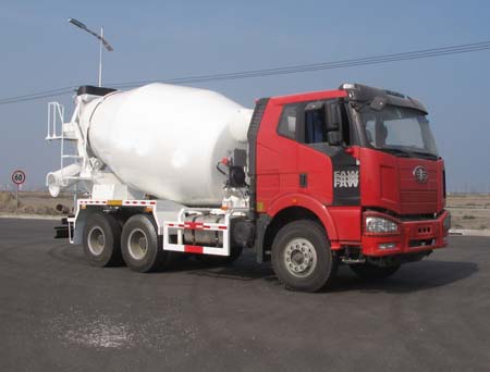 楚飞解放后双桥（9.9吨）混凝土搅拌运输车