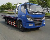 楚飞 国四福田一拖二平板清障车 