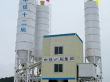 中國現代HZS(N)90A工程型混凝土攪拌站高清圖 - 外觀
