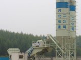 中国现代HZN75T移动拖式型混凝土搅拌站高清图 - 外观