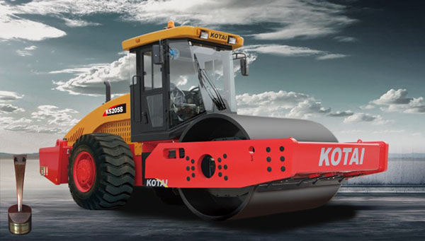 科泰重工KS205S全液压单钢轮振动压路机（单驱） 科泰 