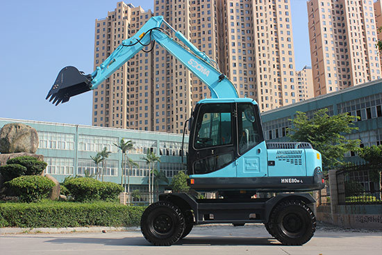 華南重工HNE80W-L輪式挖掘機參數