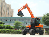 華南重工HNE80W輪式挖掘機高清圖 - 外觀