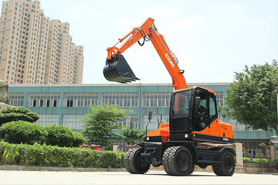 華南重工HNE80W輪式挖掘機