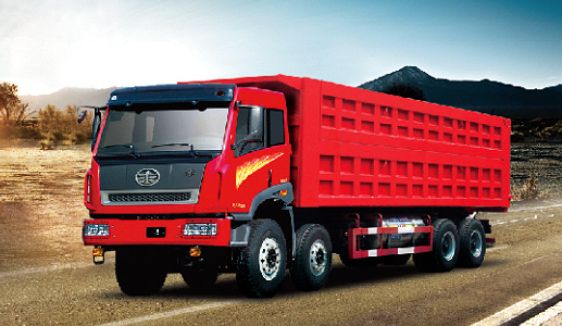 青岛解放新大威 LNG 8×4自卸车（重载型）