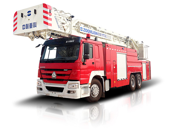 中联重科ZLJ5324JXFYT32型多功能云梯消防车高清图 - 外观