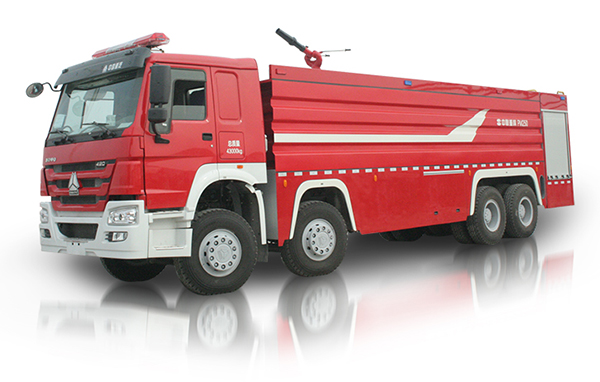 中联重科ZLJ5430GXFPM250型泡沫水罐消防车高清图 - 外观