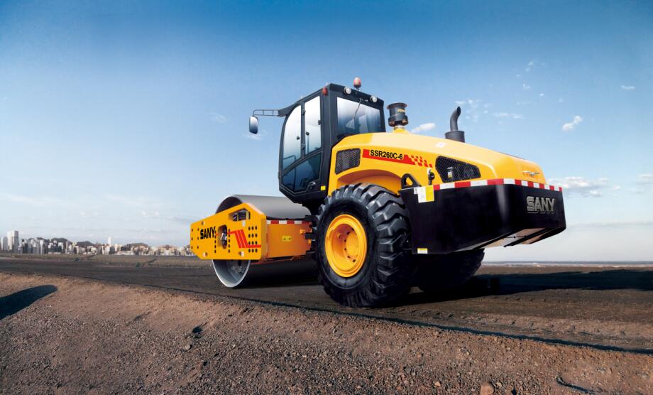 三一重工SSR120C-6單鋼輪壓路機高清圖 - 外觀