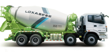 雷萨重机4桥16F搅拌运输车