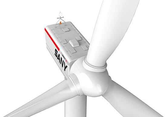 三一重工SE12730高速双馈型风力发电机组高清图 - 外观