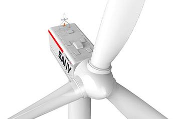 三一重工SE12120高速雙饋型風力發電機組高清圖 - 外觀