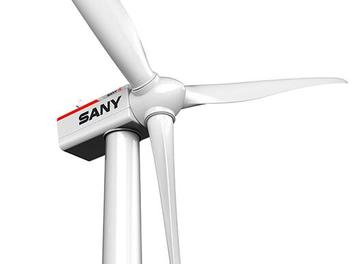 三一重工SE11520高速雙饋型風力發電機組高清圖 - 外觀