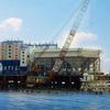 山推建友HZS180ME  3 ME型水上平台搅拌站