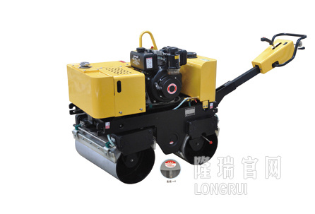 隆瑞機械LRY635SC手扶雙鋼輪振動壓路機高清圖 - 外觀