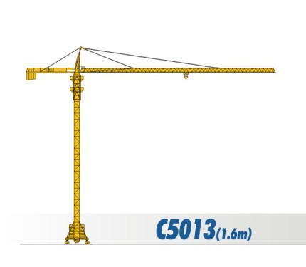 川建C5013(1.6m)水平臂塔式起重機高清圖 - 外觀