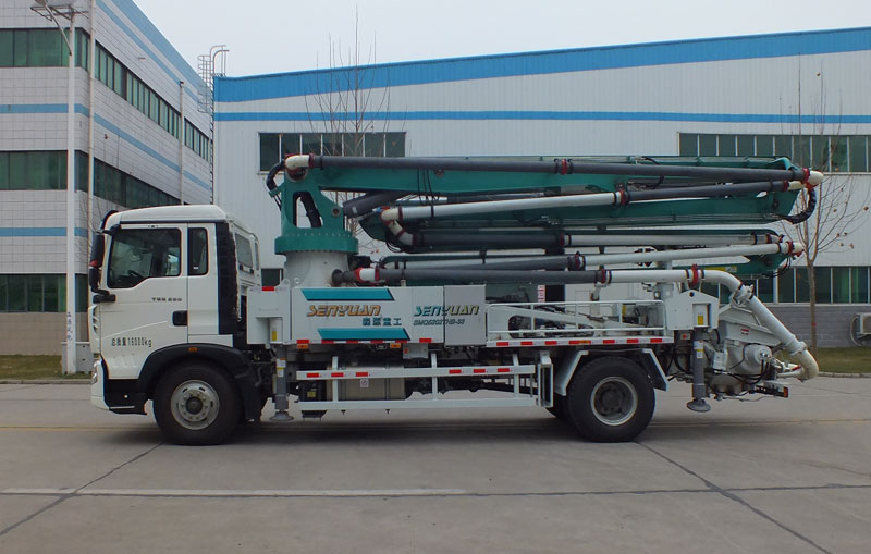 「森源重工33米泵车」森源重工 SMQ5202THB 33米泵车参数配置