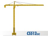 川建C5513(6t)水平臂塔式起重机高清图 - 外观