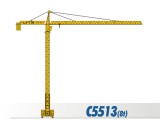 川建C5513(8t)水平臂塔式起重机高清图 - 外观
