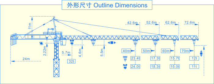 川建m900(32t)水平臂塔式起重機報價和圖片-整機-塔吊-m900(32t)-機友