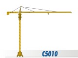 川建C5010水平臂塔式起重机高清图 - 外观