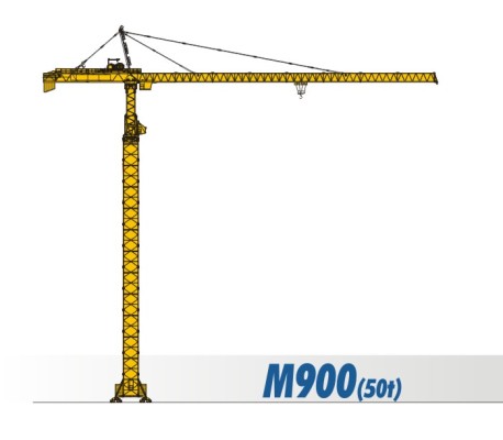 川建M900(50t)水平臂塔式起重機參數