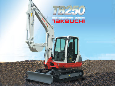 竹內TB250小型挖掘機