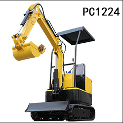 立派PC1224微小型挖掘机高清图 - 外观