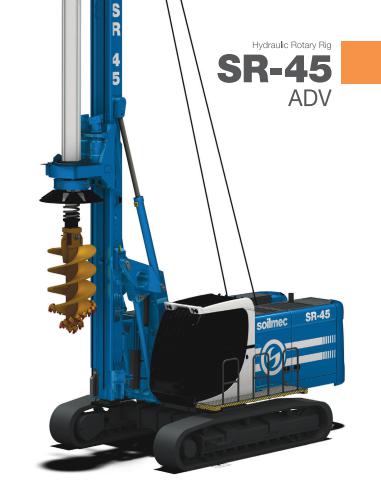 土力機械SR45旋挖鑽機高清圖 - 外觀