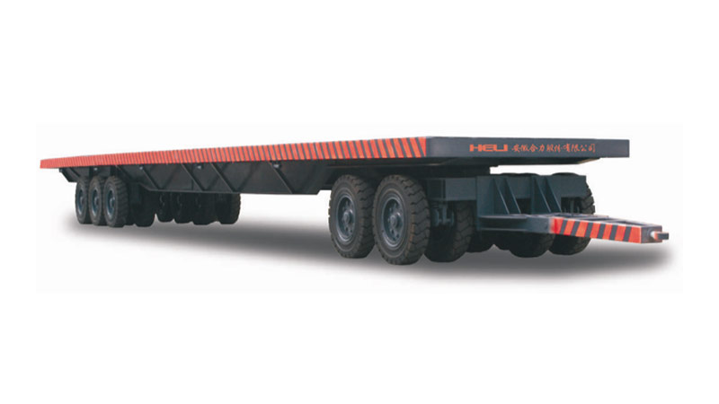 安徽合力1-80噸平板拖車高清圖 - 外觀