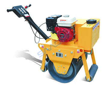 薩奧機械SYL-600手扶單輪（汽油）壓路機高清圖 - 外觀