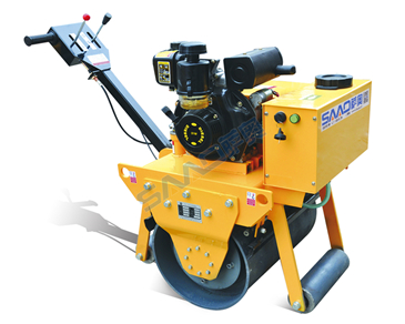 薩奧機械SYL-600C手扶單輪（柴油）壓路機高清圖 - 外觀
