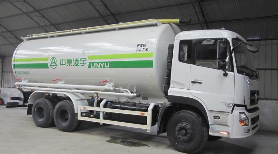 凌宇汽车 CLY5250GFLA11 东风（6×4）国四粉粒物料车